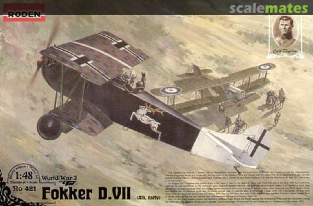 Boxart Fokker D.VII (Alb, early) 421 Roden