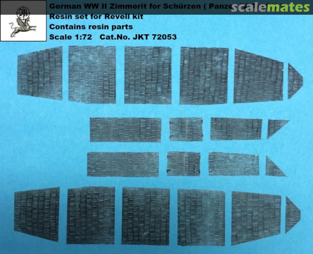 Boxart Zimmerit for Schürzen (Panzer IV Ausf. H) 72053 J.K. Resin