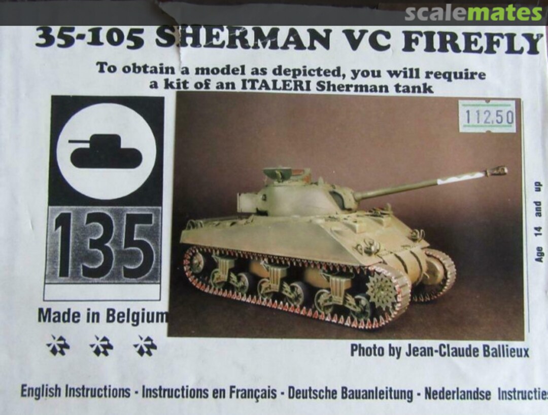 Boxart Sherman Vc Firefly 35.105 Resicast