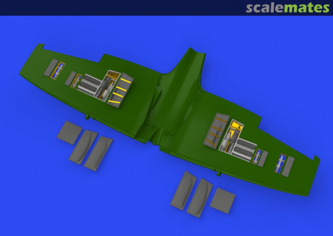 Boxart Spitfire Mk.Vc gun bays EDUARD 648666 Eduard