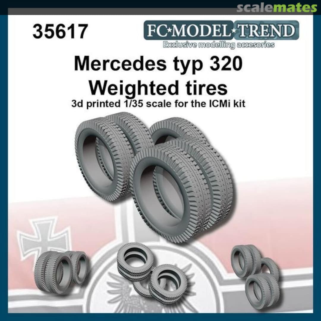 Boxart Mercedes typ 320, weighted tires 35617 FC Model Trend