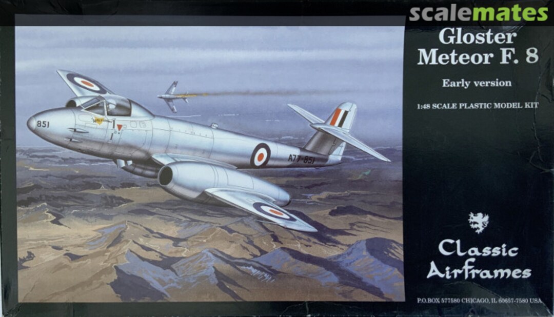 Boxart Gloster Meteor F.8 Early Version 466 Classic Airframes