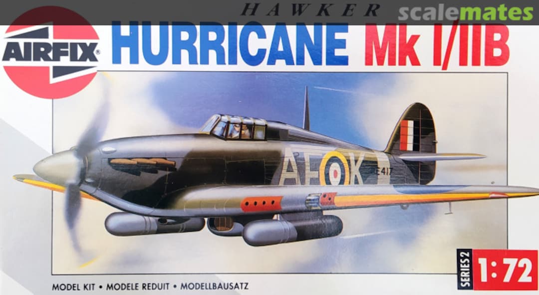 Boxart Hawker Hurricane Mk I/IIB 02042 Airfix