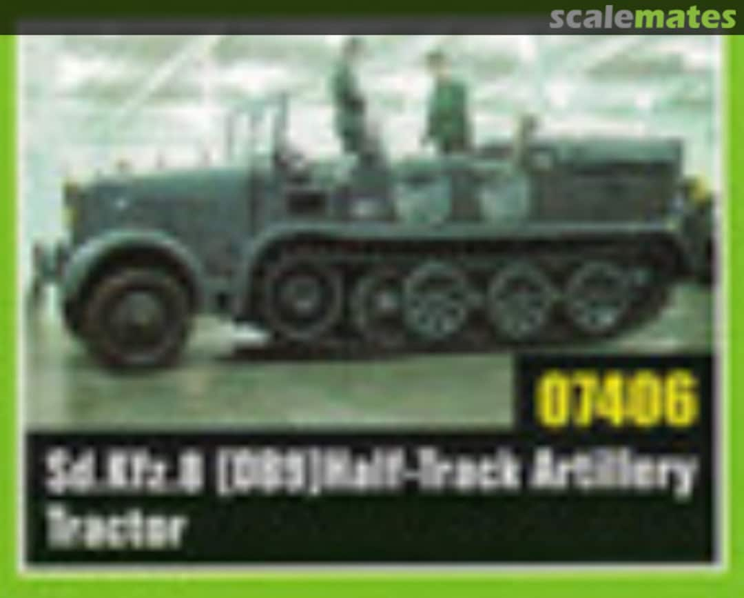 Boxart Sd.Kfz. 8 schwerer Zugkraftwagen 12t DB 9 07406 Trumpeter