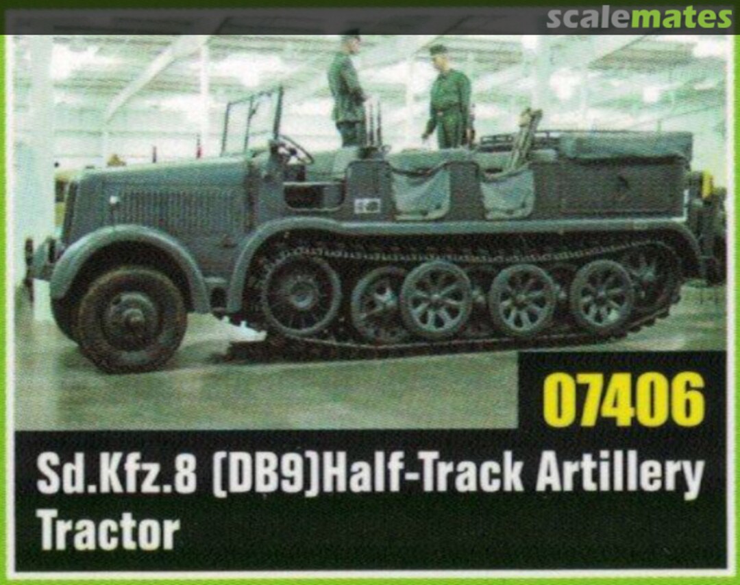 Boxart Sd.Kfz. 8 schwerer Zugkraftwagen 12t DB9 07406 Trumpeter