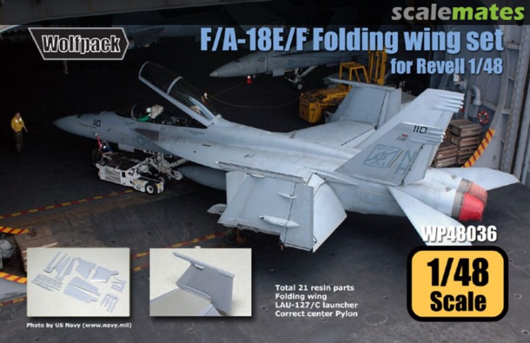 Boxart F/A-18E/F Super Hornet Folding Wing Set WP48036 Wolfpack