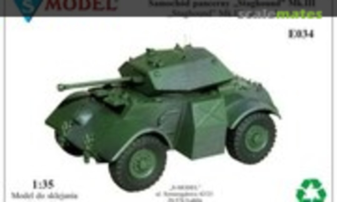 1:35 &quot;Staghound&quot; Mk.III Armoured car (S-Model (Poland) E034)