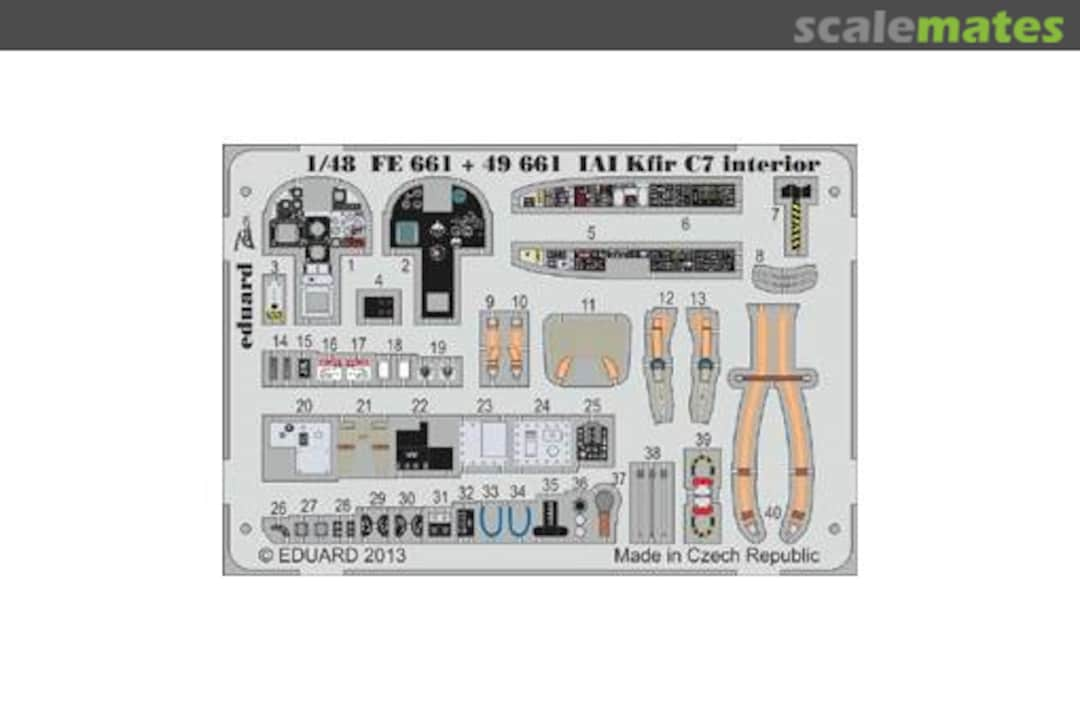 Boxart IAI Kfir C7 interior S.A. FE661 Eduard