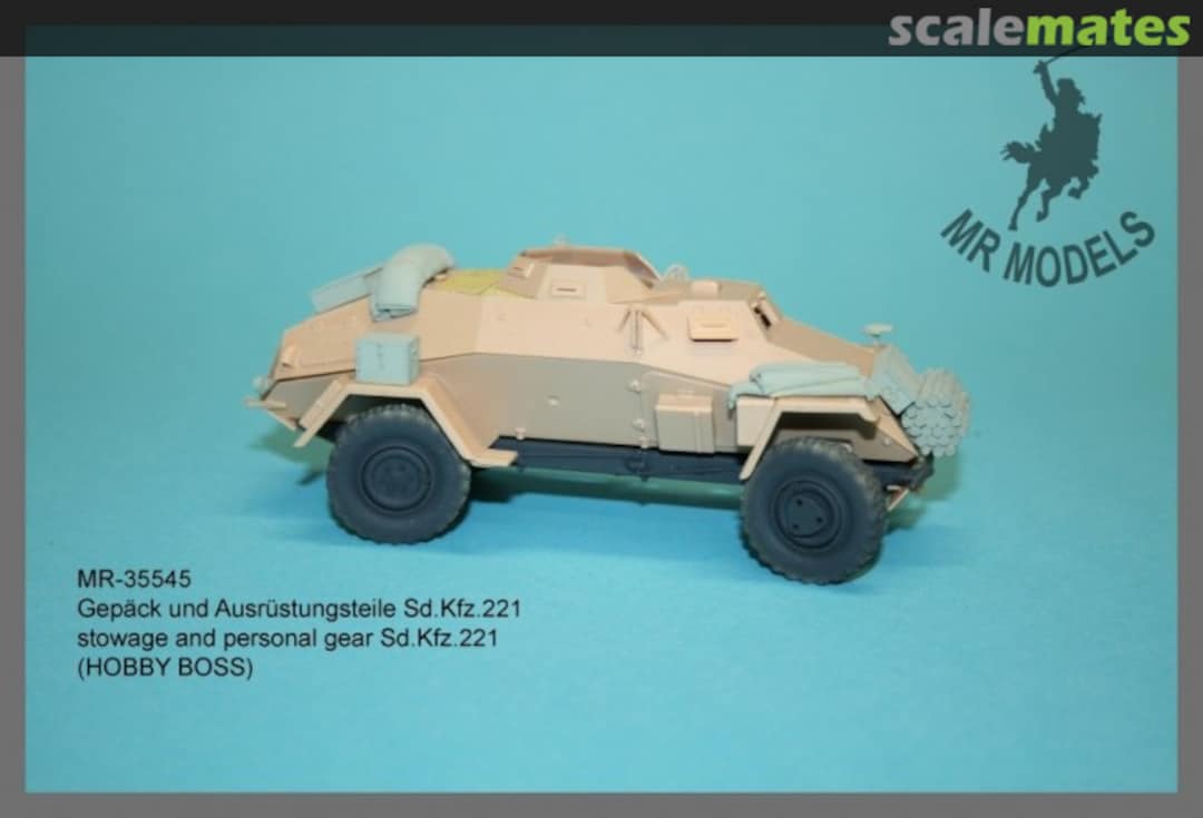 Boxart Sd.Kfz.221 - Stowage and Personal Gear MR-35545 MR Modellbau