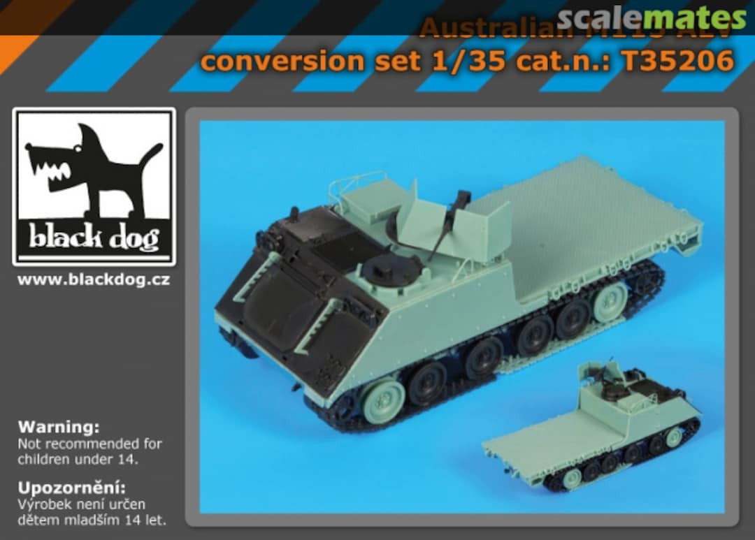 Boxart Australian M 113 ALV conversion set T35206 Black Dog