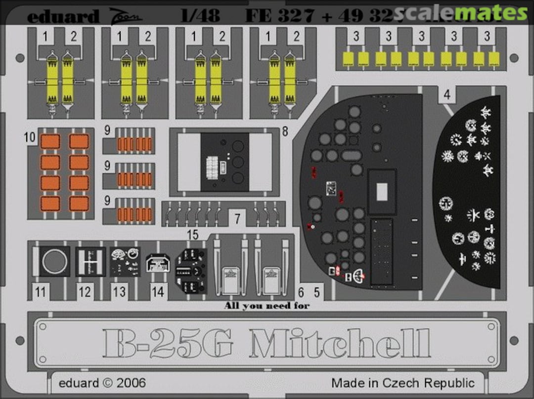 Boxart B-25G interior FE327 Eduard