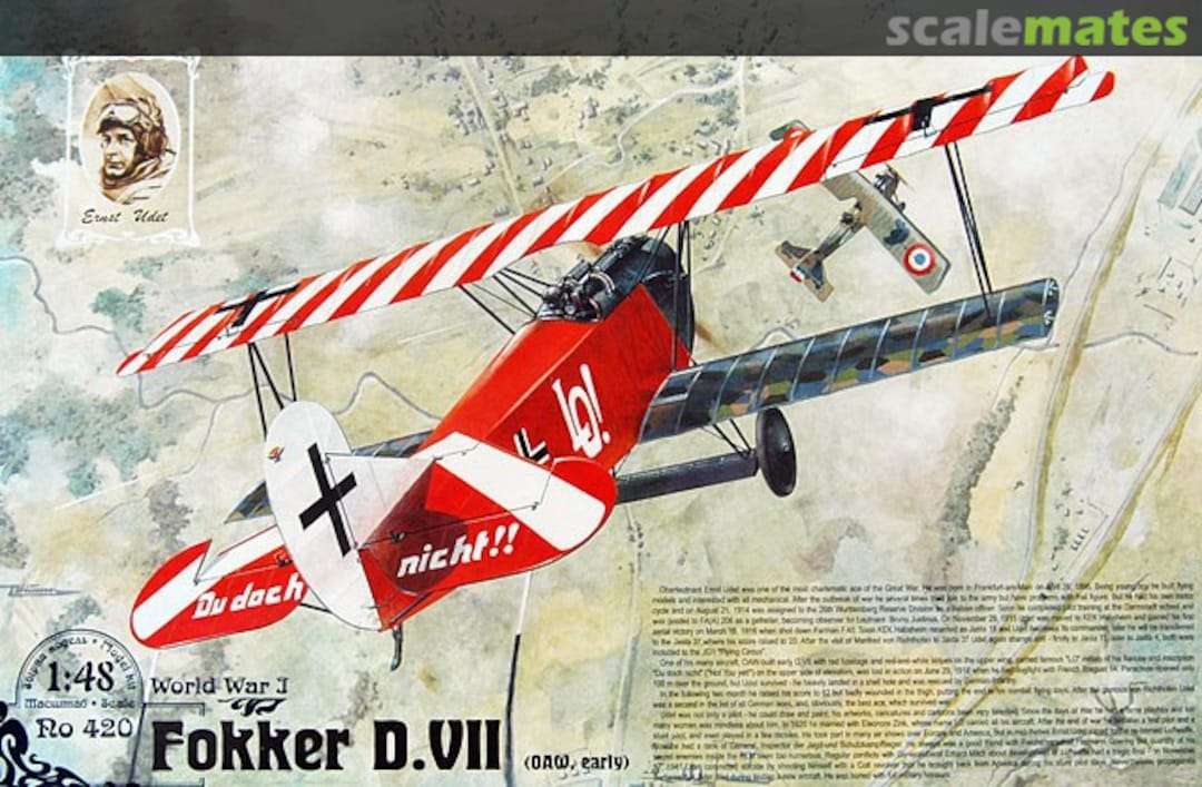 Boxart Fokker D.VII (OAW, early) 420 Roden