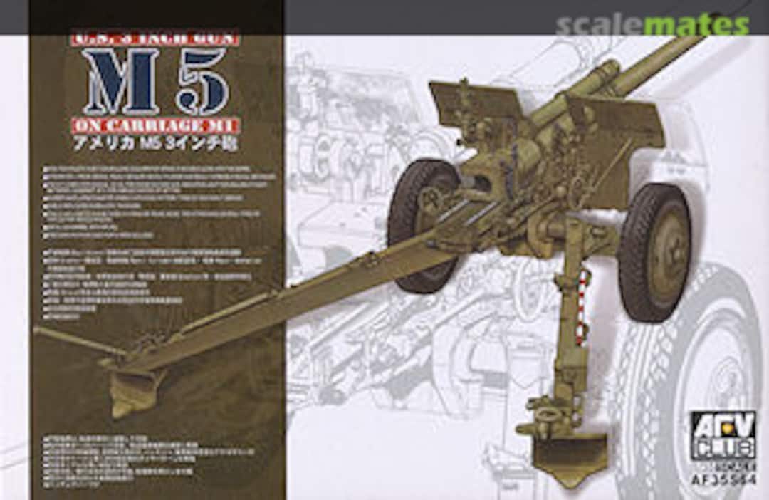 Boxart 3 inch gun M5 AF35S64 AFV Club