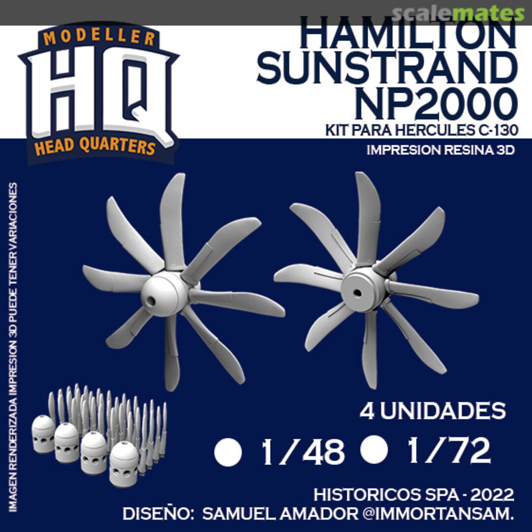 Boxart Hamilton Sundstrand NP2000 HQ72801 HQ - Modeller Head Quarters