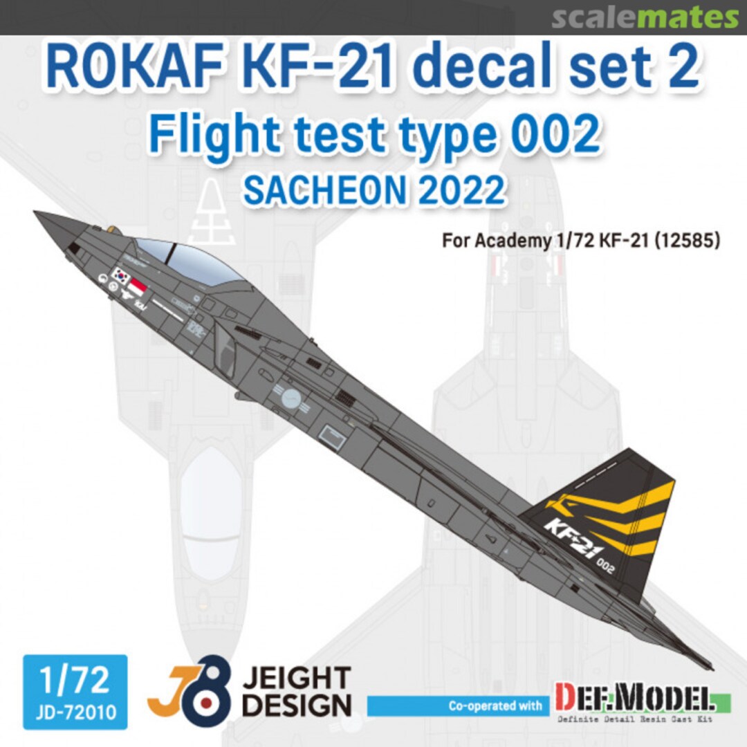 Boxart ROKAF KF-21 decal set 2 JD720010 Jeight Design