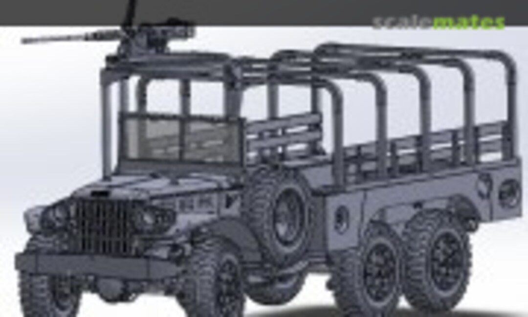 1:72 Dodge WC 62 with Turret and 12,7 Browning (Azur et Or Miniatures 72622)