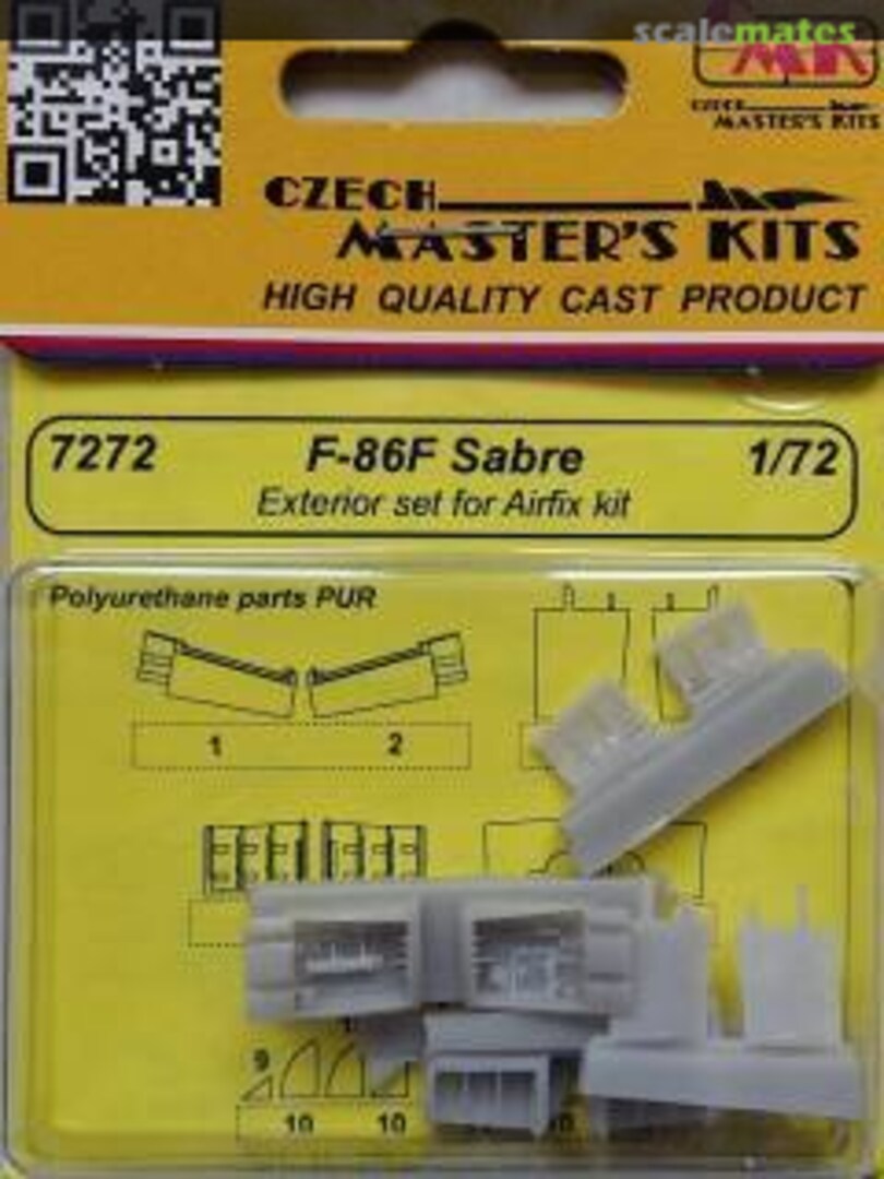 Boxart F-86F Sabre - Exterior Set 7272 CMK