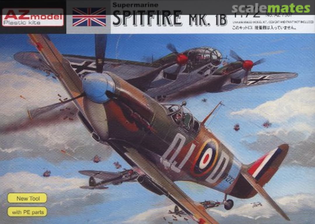 Boxart Supermarine Spitfire Mk.IB AZ7307 AZmodel