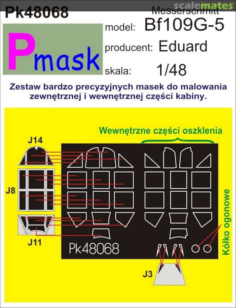 Boxart Messerschmitt Bf109G-5 PK48068 Pmask