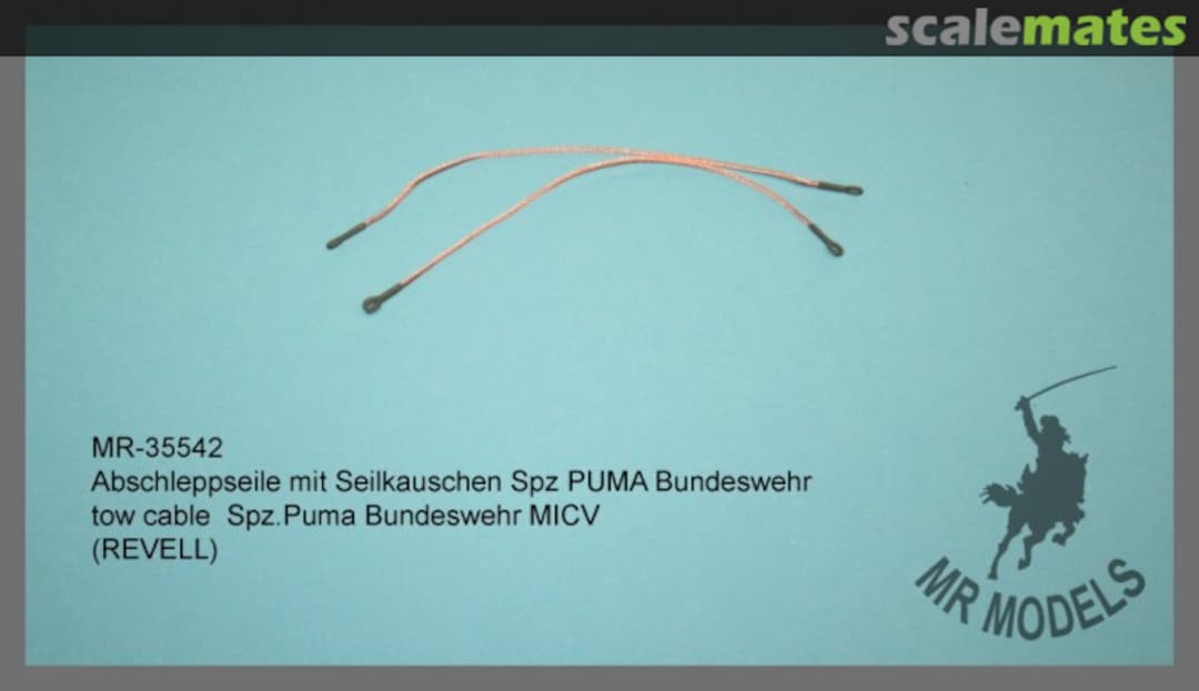 Boxart tow cable Spz.Puma Bundeswehr MICV MR-35542 MR Modellbau