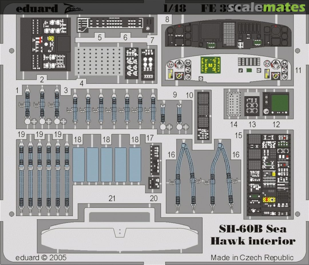 Boxart SH-60B interior FE329 Eduard