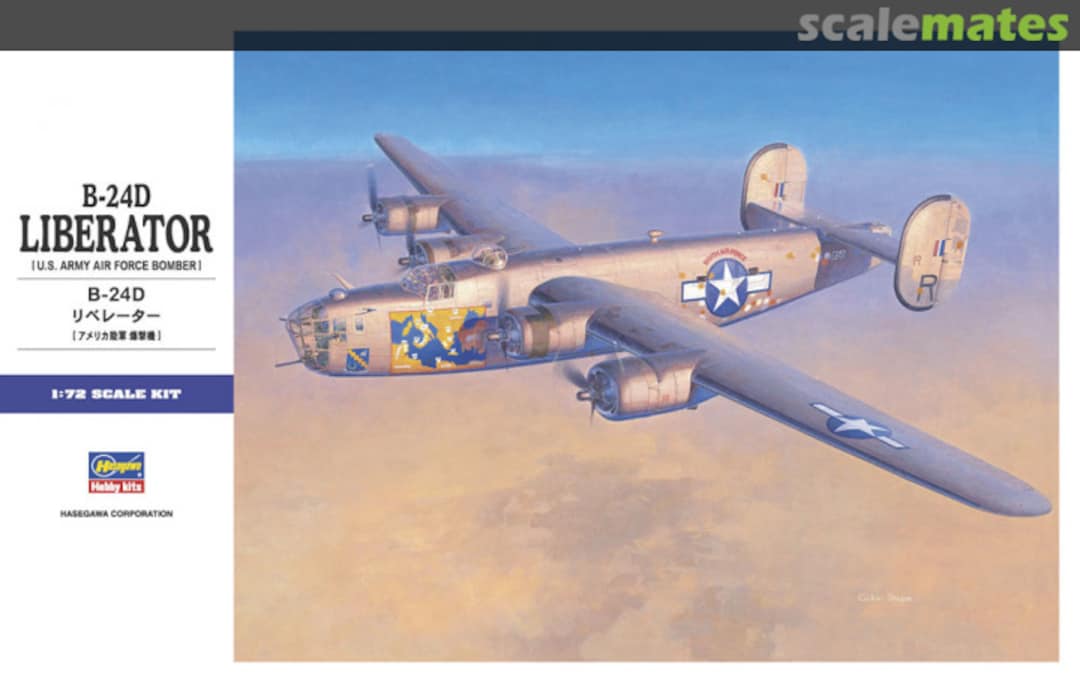 Boxart B-24D Liberator E28 Hasegawa