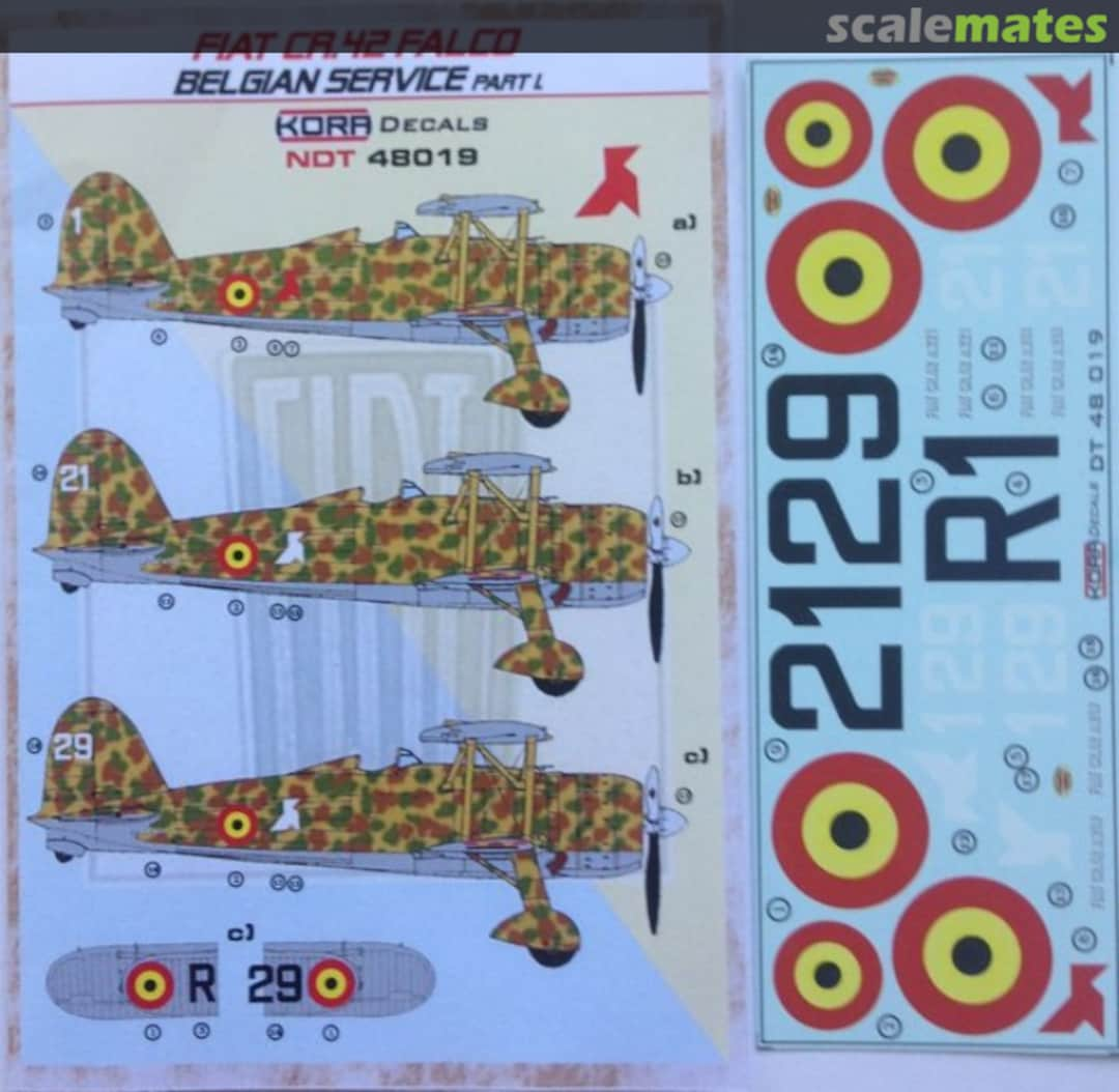 Boxart Fiat CR.42 Falco NDT48019 Kora Models