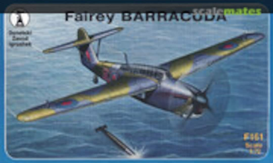 1:72 Fairey Barracuda (DZI Donetsk Toy Plant (ДЗИ) F161)