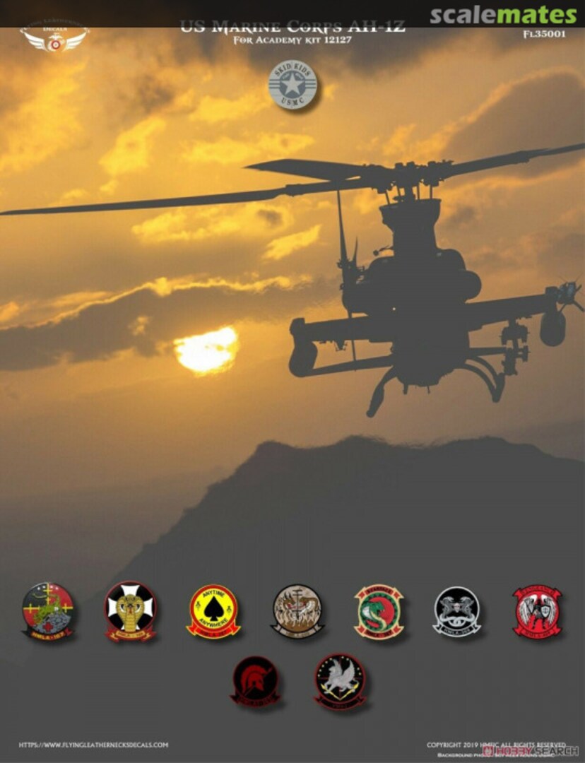 Boxart US MARINE CORPS AH-1Z FL35001 Flying Leathernecks