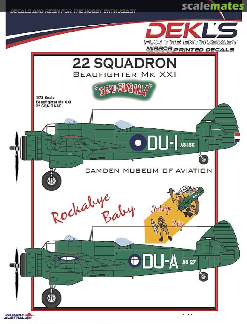 Boxart Beaufighter Mk XXI DL72056 DEKL's