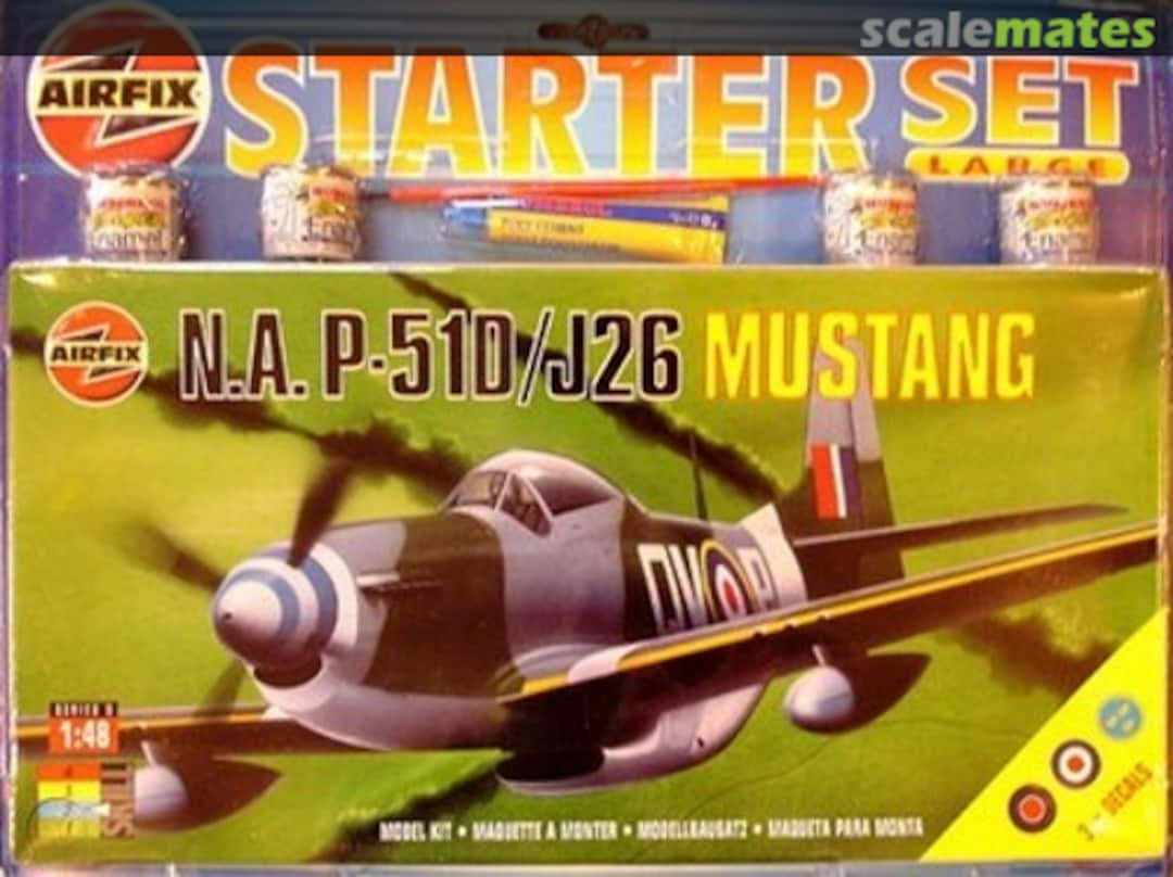 Boxart N.A. P-51D/J26 Mustang 95104 Airfix