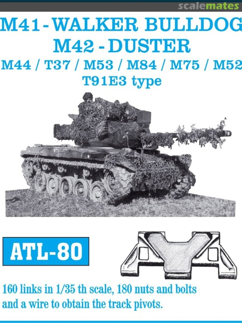 Boxart M41-Walker Bulldog M42-Duster ATL-80 Friulmodel