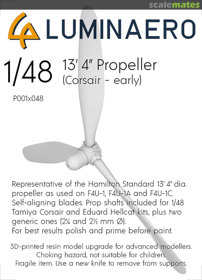 Boxart 13' 4" Propeller (Corsair - early) P001x048 Luminaero