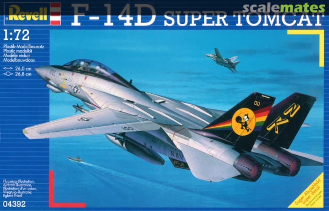 Boxart F-14D Super Tomcat 04392 Revell