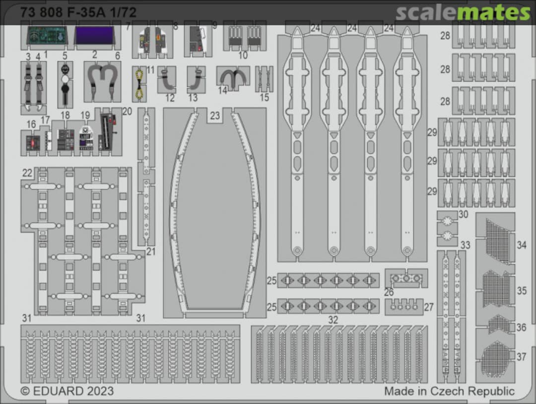 Boxart F-35A 73808 Eduard