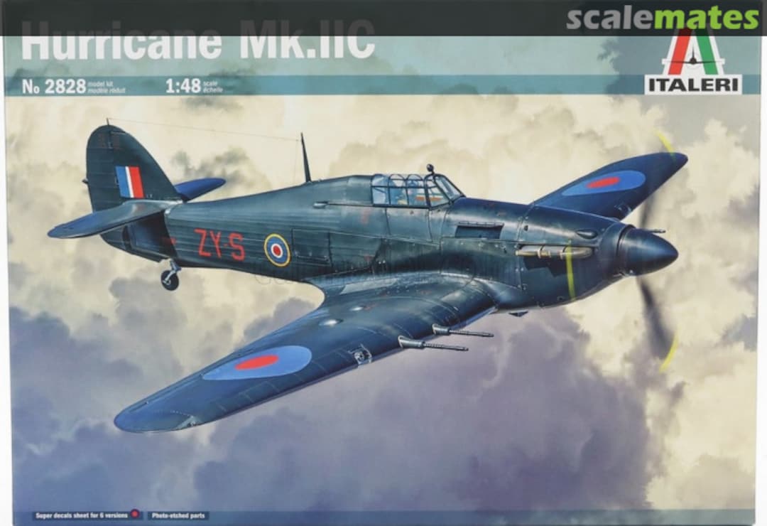 Boxart Hurricane Mk.IIc 2828 Italeri