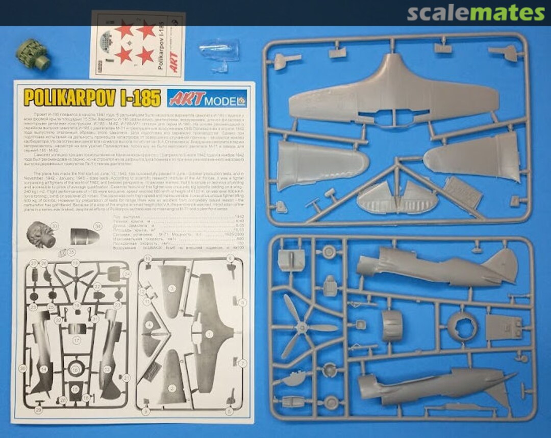 Contents Polikarpov I-185 7206 ART model