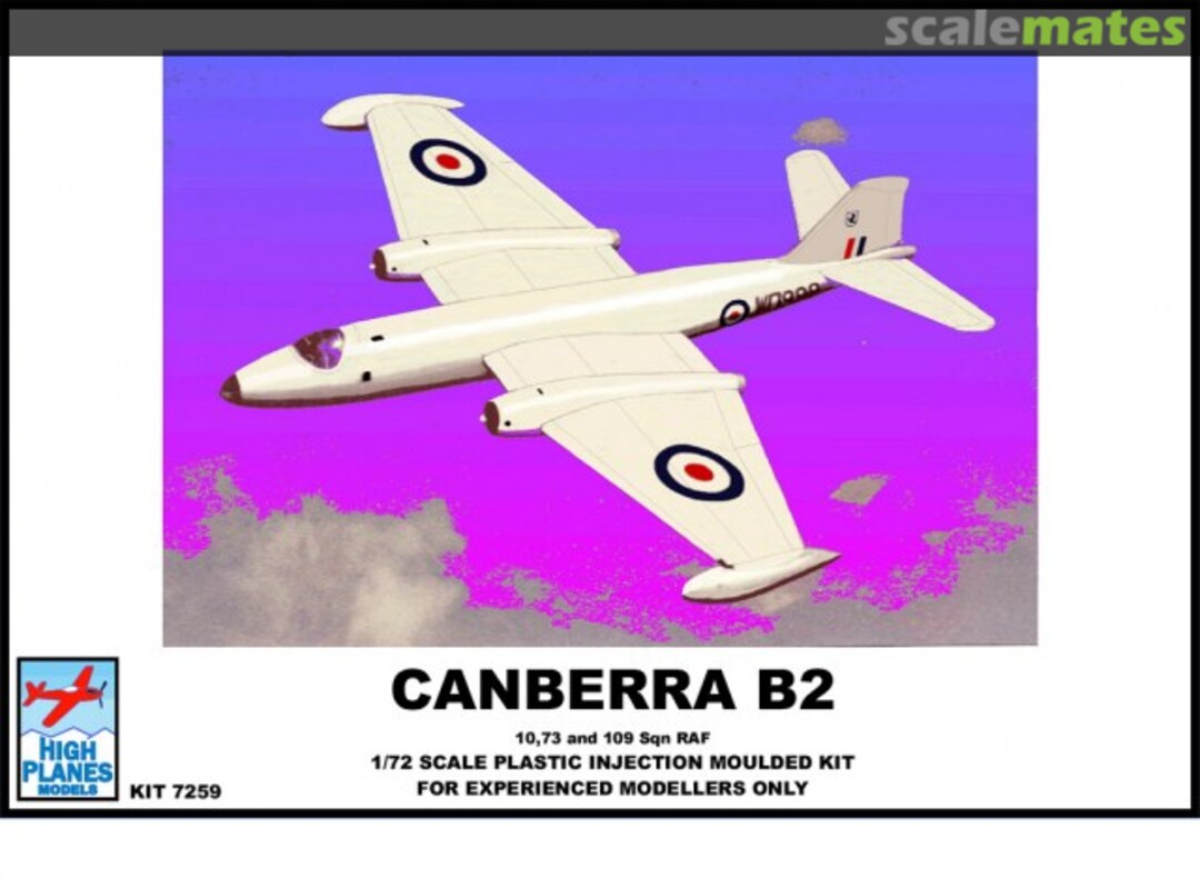 Boxart Canberra B2 7259 High Planes Models