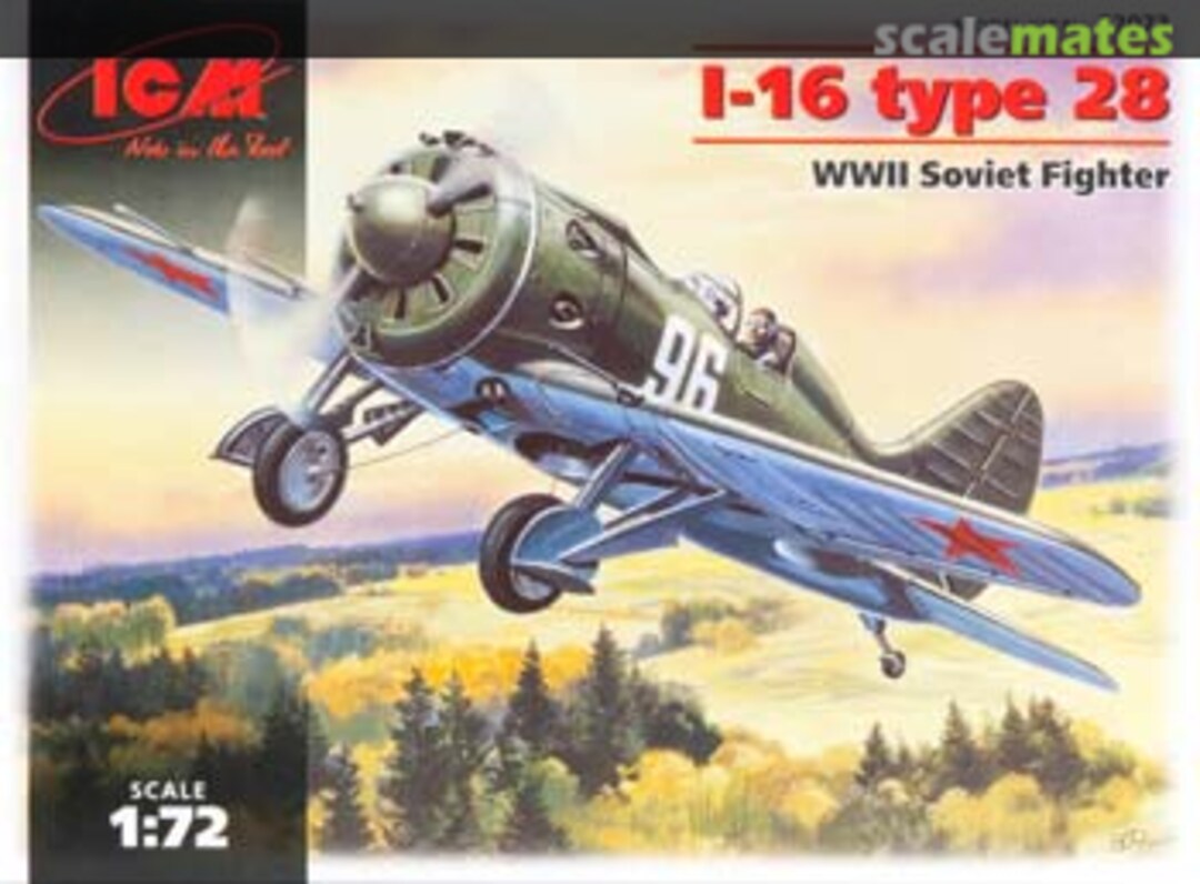 Boxart I-16 Type 28 72073 ICM