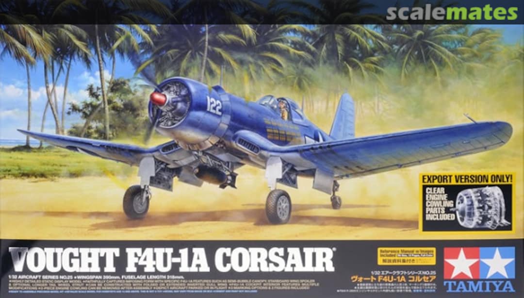 Boxart Vought F4U-1A Corsair 60325 Export Version Tamiya