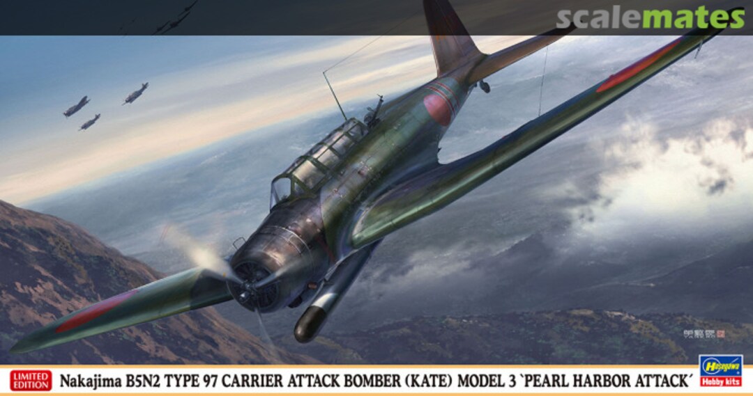 Boxart Nakajima B5N2 Type 97 "Kate" 07472 Hasegawa