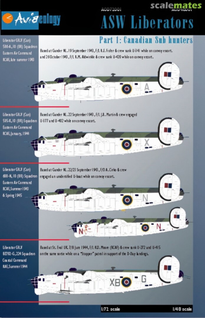 Boxart ASW Liberators AOD72001 Aviaeology