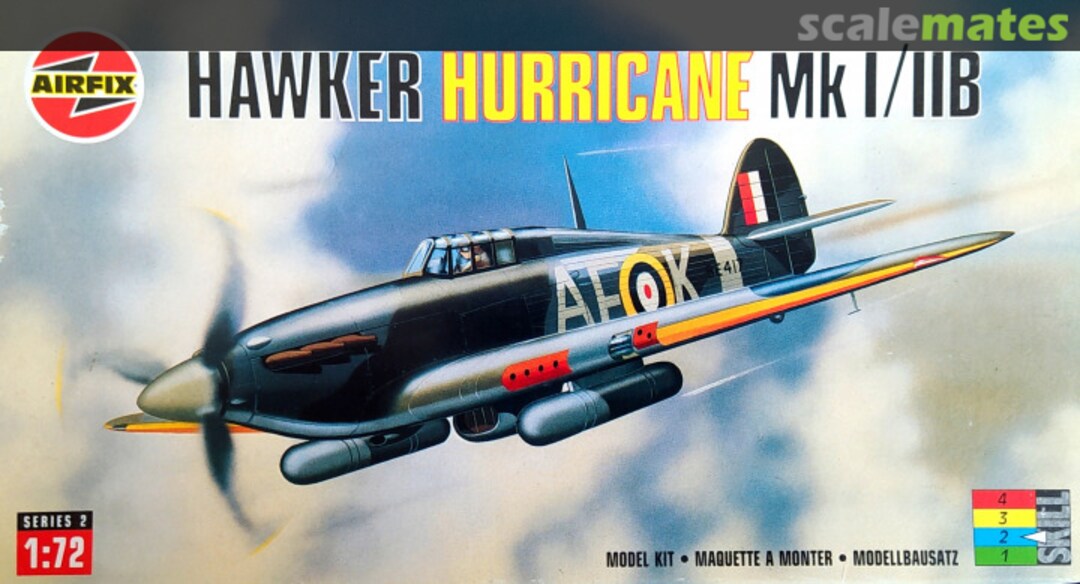 Boxart Hawker Hurricane Mk I/IIB 02042 Airfix