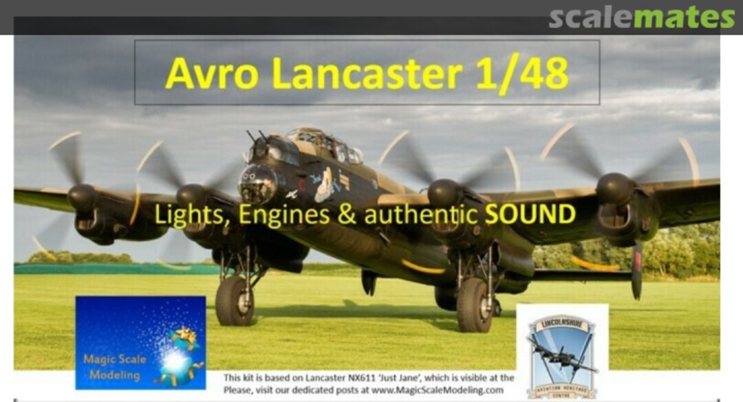 Boxart Avro Lancaster 'Dam Buster' - Lights for the 'Bouncing Bomb'  MSM-002 Magic Scale Modeling