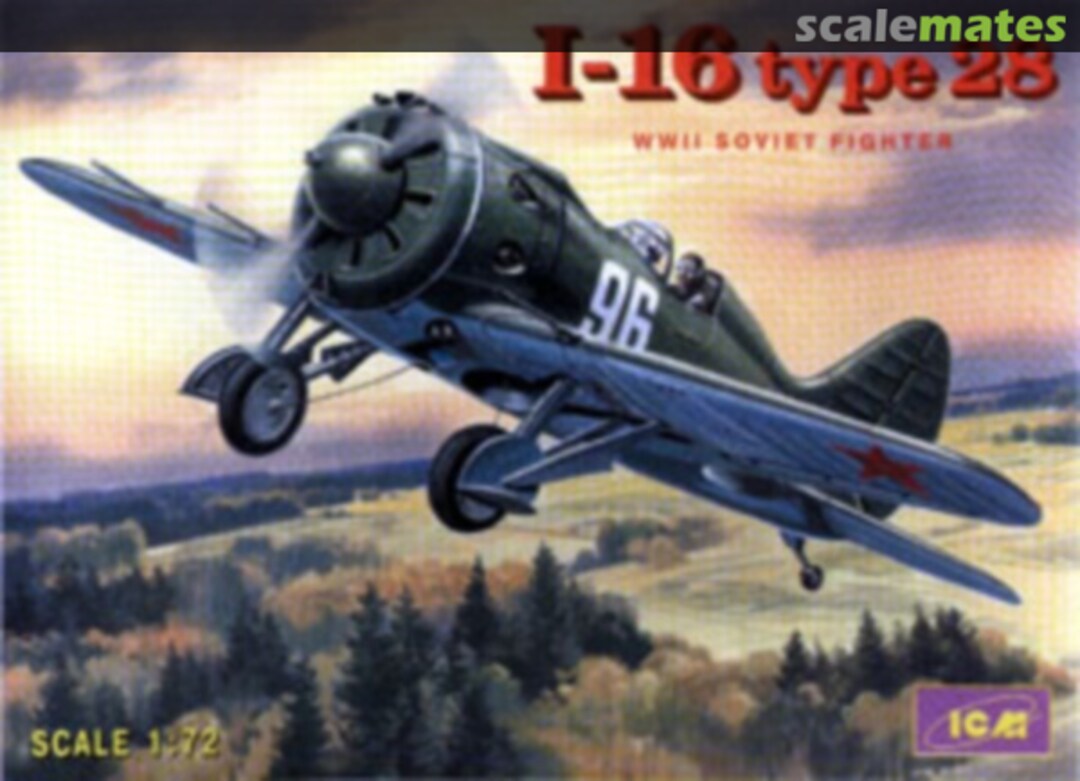 Boxart I-16 Type 28 72073 ICM