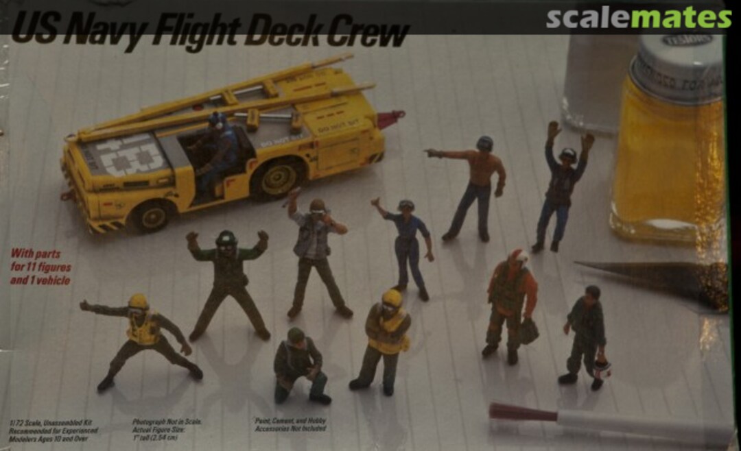 Boxart US Navy Flight Deck Crew 850 Testors