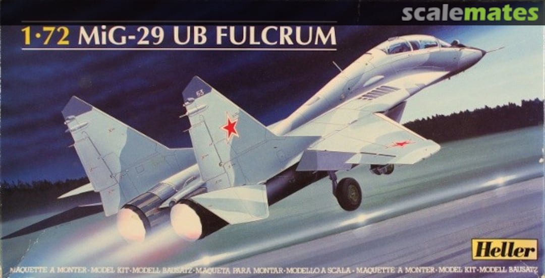 Boxart MiG-29 UB Fulcrum 80341 Heller