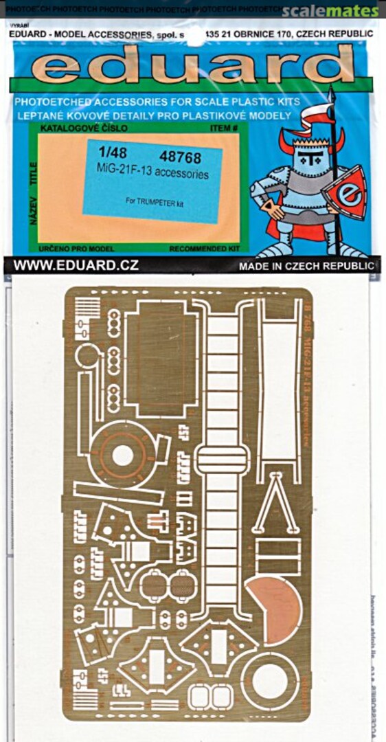 Boxart MiG-21F-13 accessories 48768 Eduard