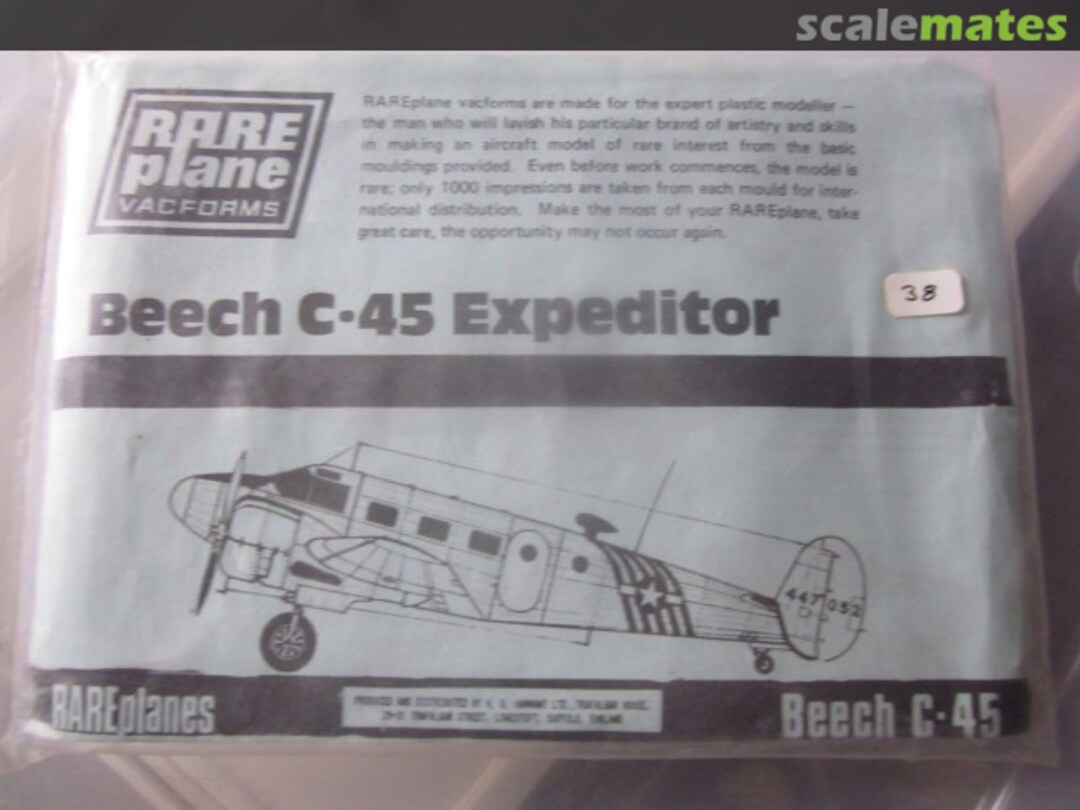 Boxart Beech C-45 Expeditor  RarePlane