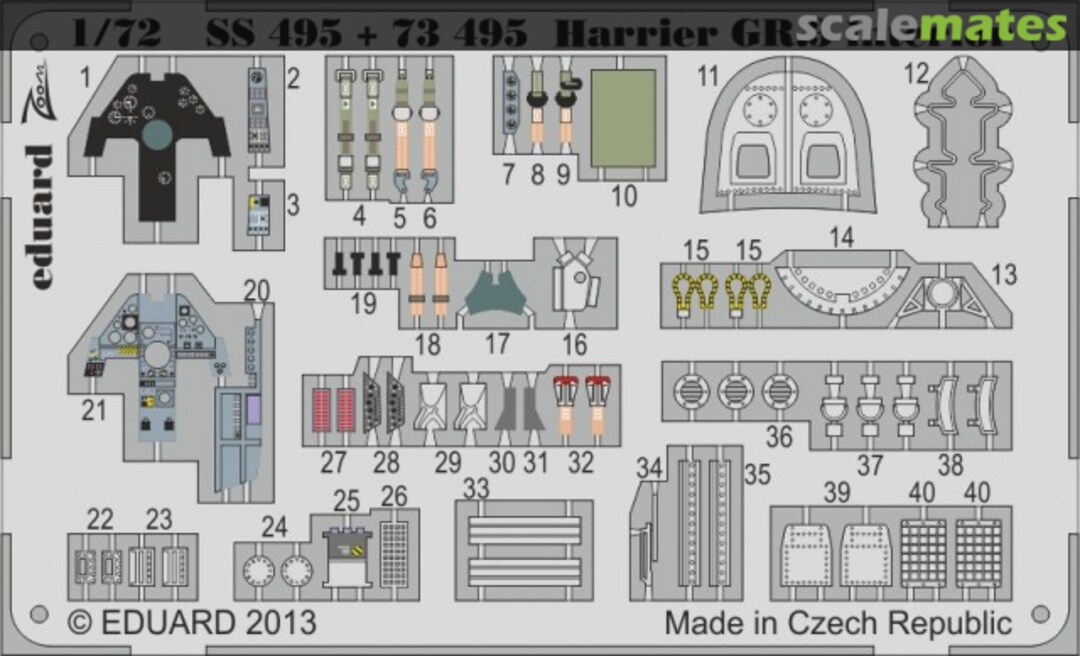 Boxart Harrier GR.3 interior SS495 Eduard